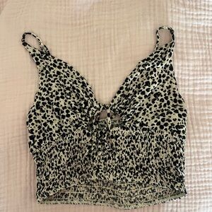 Urban Outfitters Print Tie Top